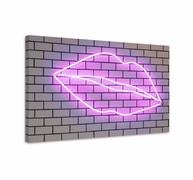 Inspirational wall art kiss neon sign - TenStickers