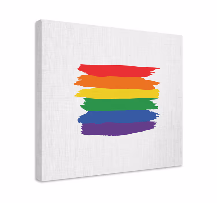 Watercolor pride day flag bedroom wall prints - TenStickers