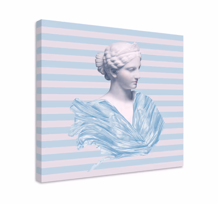 Canvas art classical figure bust - TenStickers