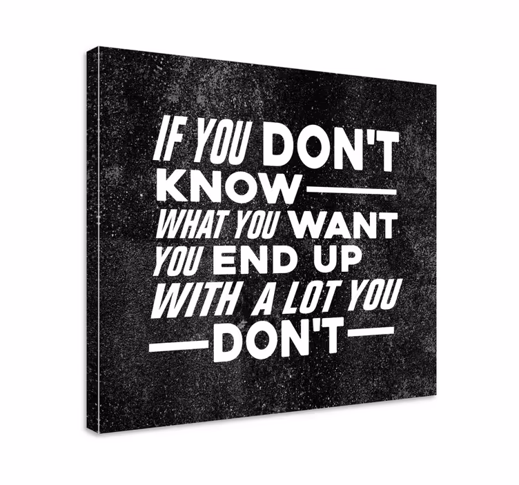 Fight Club motivational quote modern canvas - TenStickers