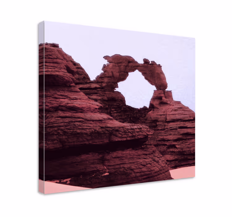 Landscape canvas natural rock arch artwork - TenStickers
