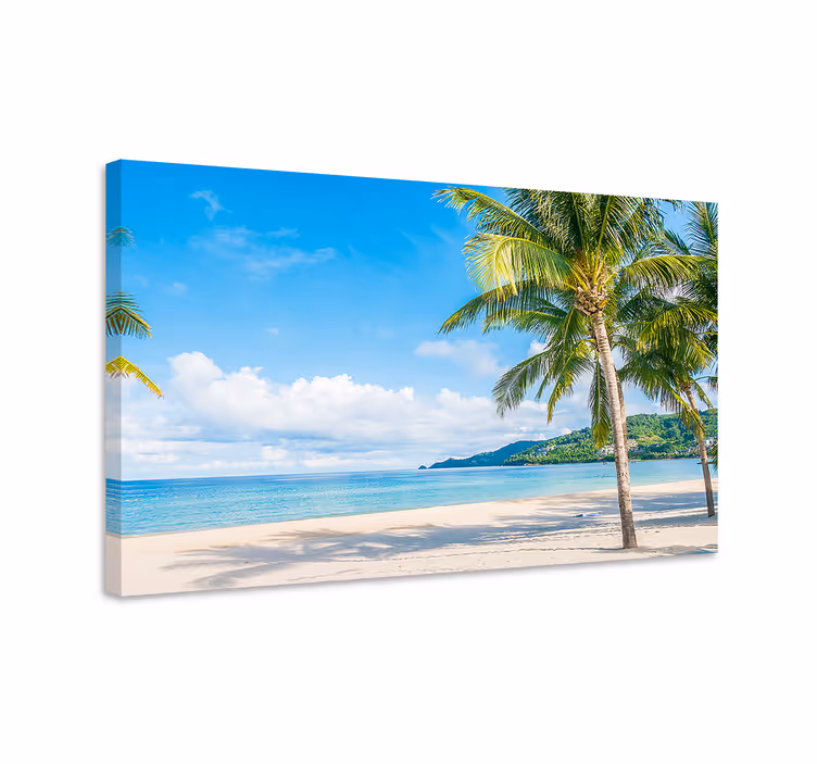 Summer sunshine aesthetic  landscape canvas - TenStickers
