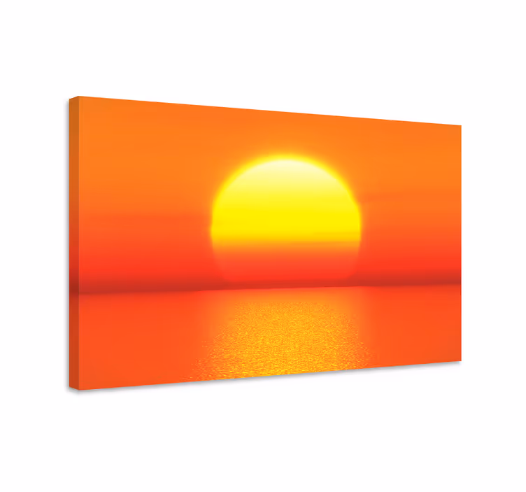 Landscape canvas dusk over the tides - TenStickers