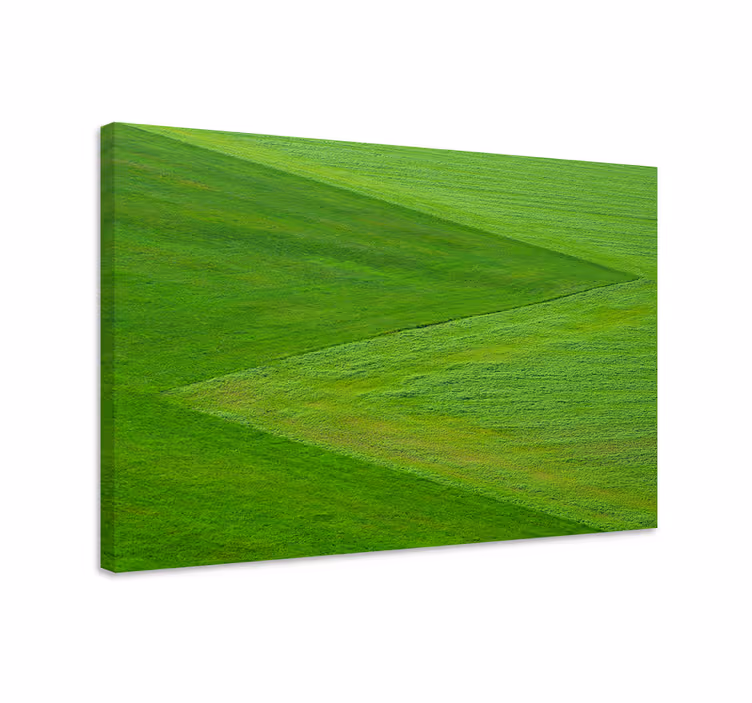 Landscape canvas lush green terrain art - TenStickers