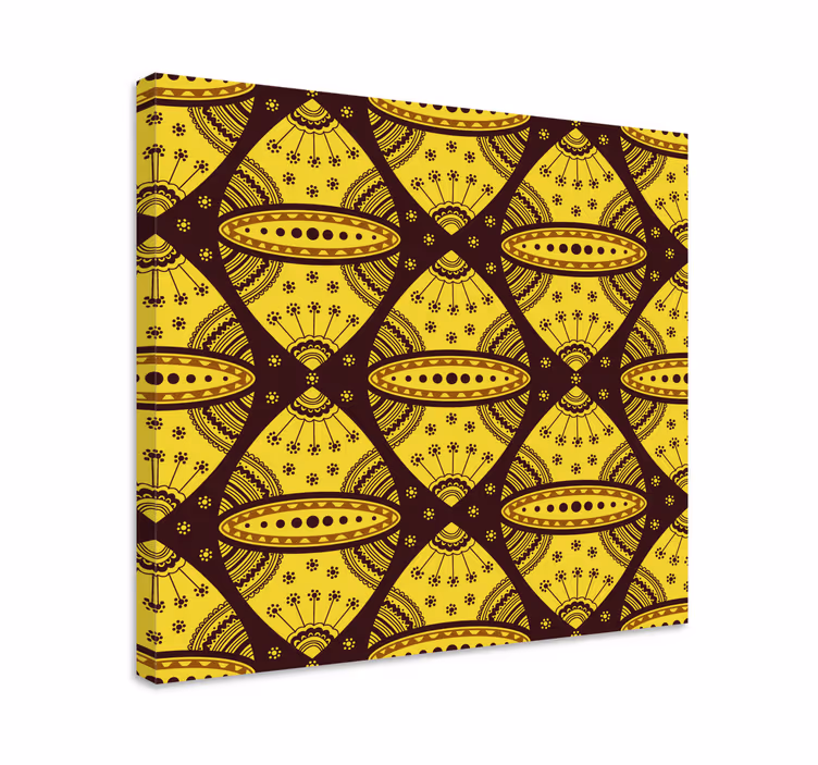 Abstract wall art 1 geometric composition - TenStickers