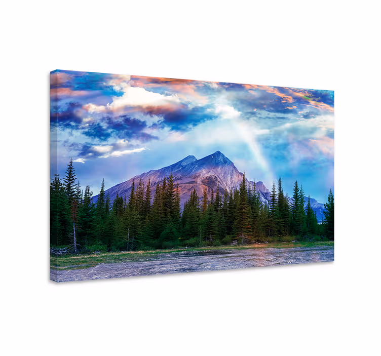 Landscape canvas majestic mountain scenery - TenStickers