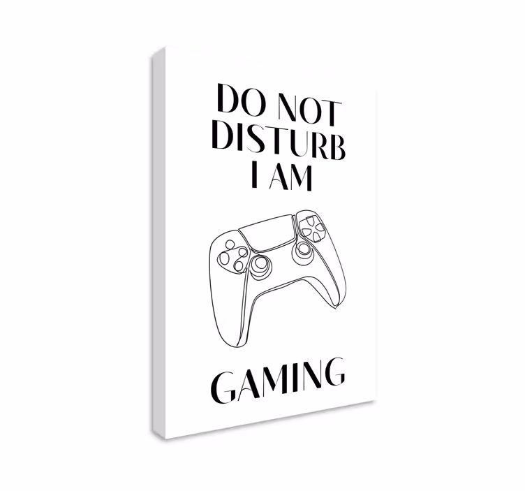 Do not disturb gaming wall print - TenStickers