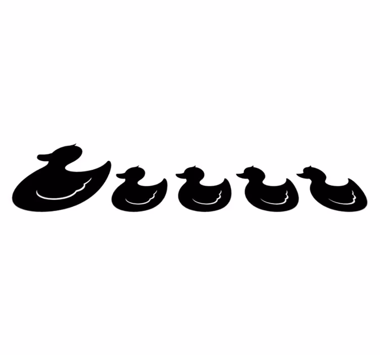 Bathroom vinyl rug rubber duck - TenStickers