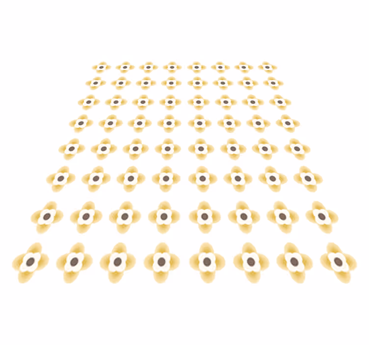 Nature vinyl rug botanical composition design - TenStickers