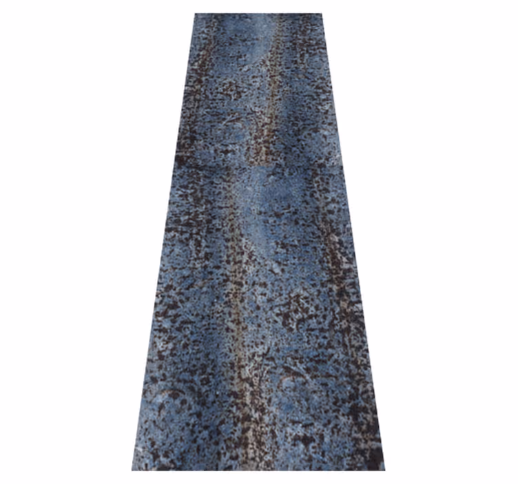 Bedroom vinyl rug with retro raw pattern - TenStickers