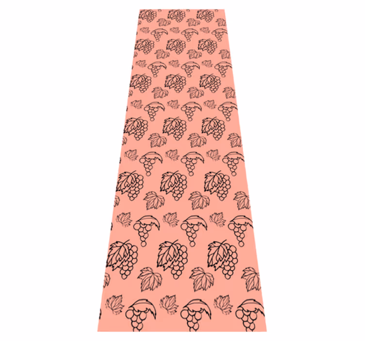 Bedroom vinyl rug with african rosa grapes design - TenStickers