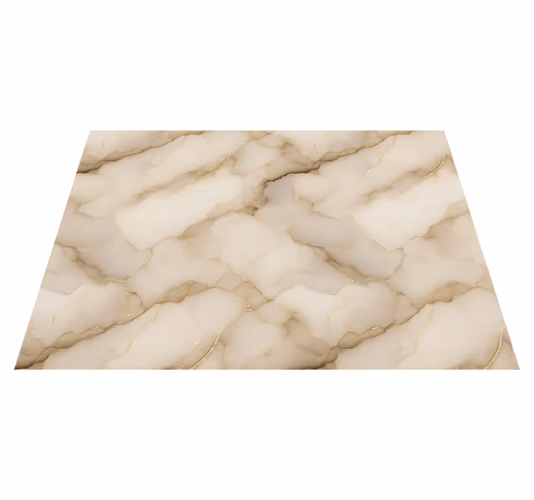 Luxury white and gold marble bedroom vinyl rug - TenStickers