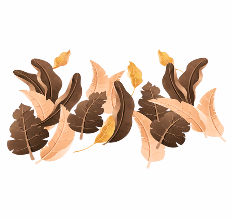 Savannah beige plants bedroom vinyl rug - TenStickers