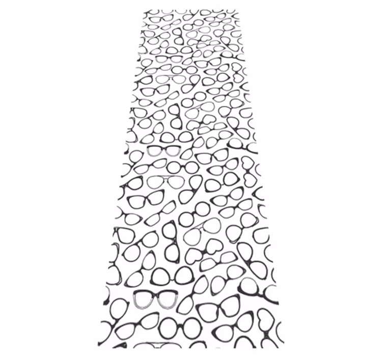 Office vinyl rug trendy sunglasses design - TenStickers