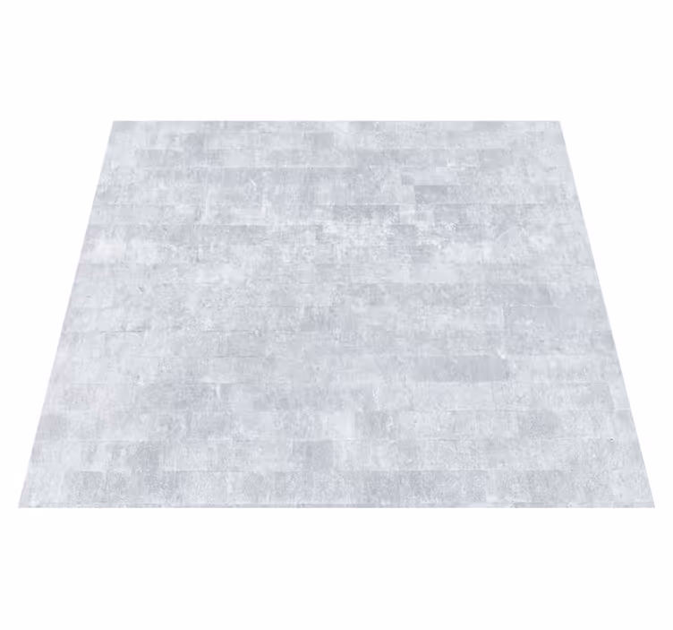 Office vinyl rug in aged gray brick pattern - TenStickers