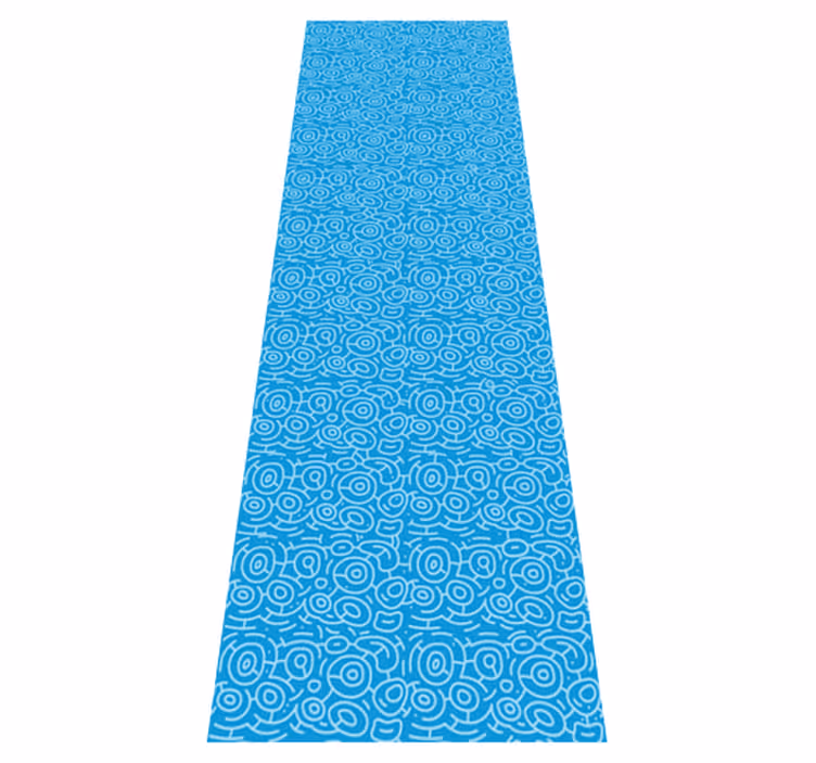 Office vinyl rug in abstract stains design - TenStickers