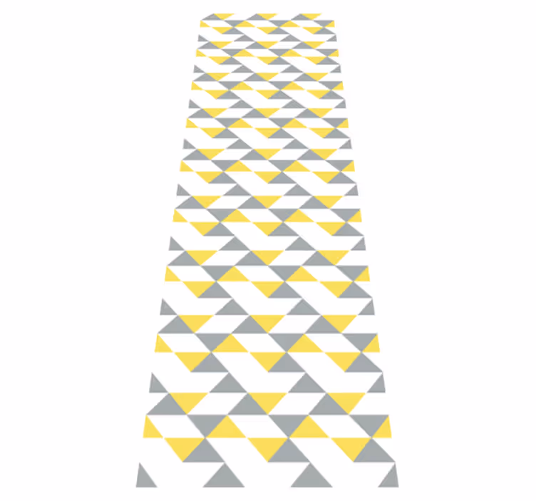 Gray pantone pattern bedroom vinyl rug - TenStickers