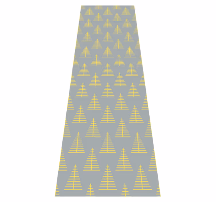 Bedroom vinyl rug in pantone tree design - TenStickers
