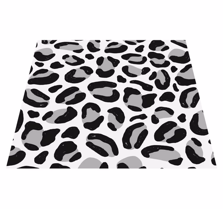 Leopard fur animal vinyl rug - TenStickers