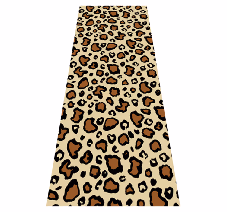 Classic leopard animal print animal vinyl rug - TenStickers