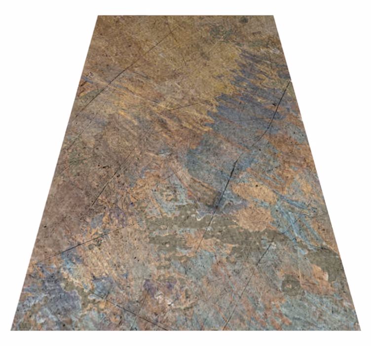 Texture vinyl rug with concrete effect decor - TenStickers