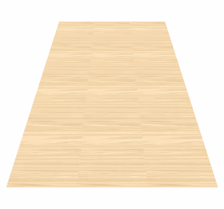 Texture vinyl rug in japandi wood effect design - TenStickers