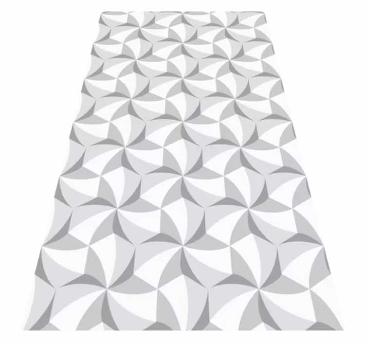 Texture vinyl rug contemporary cement tiles - TenStickers