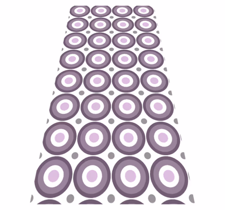 Lilac 70s style texture vinyl rug - TenStickers