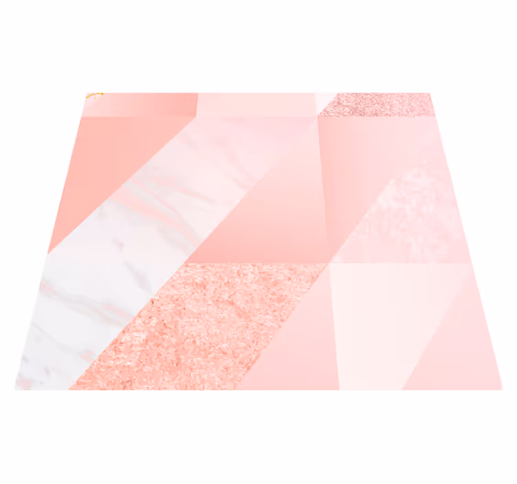 Texture vinyl rug pink marble design - TenStickers