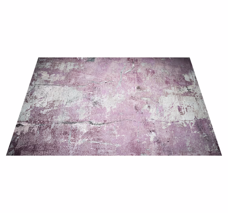 Gray and pink concrete texture vinyl rug - TenStickers