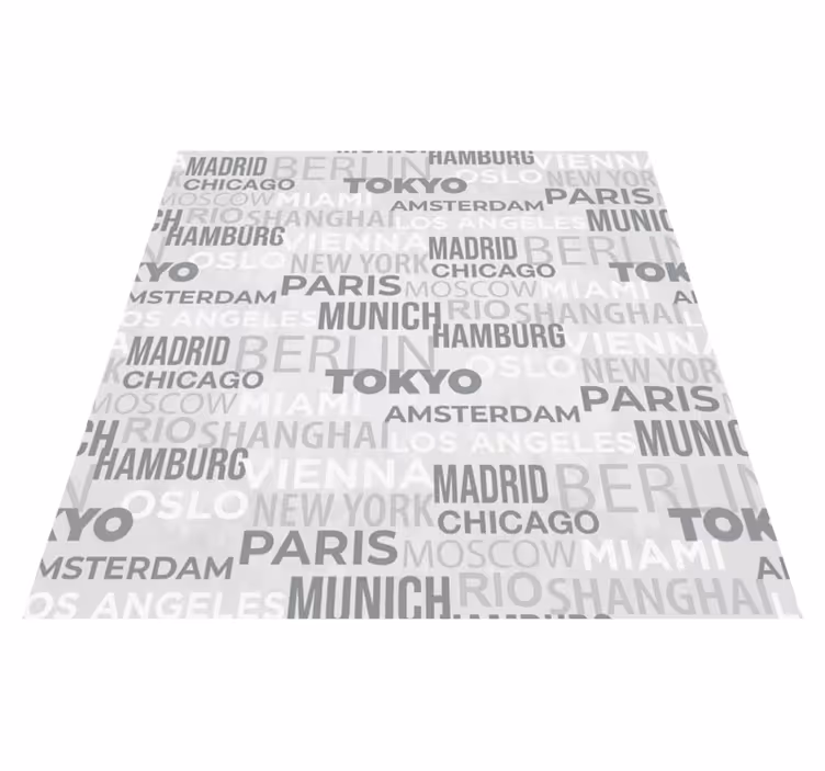 Custom vinyl rug new york city - TenStickers