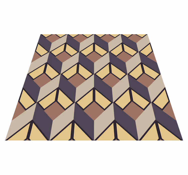 Vintage vinyl rug in retro gray - TenStickers