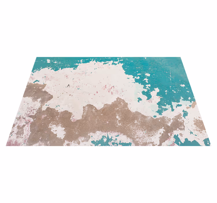 Texture vinyl rug grunge peeled wall design - TenStickers