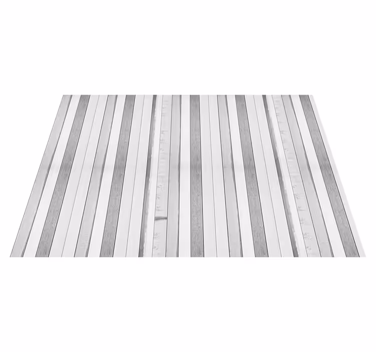 Texture vinyl rug white weathered planks - TenStickers