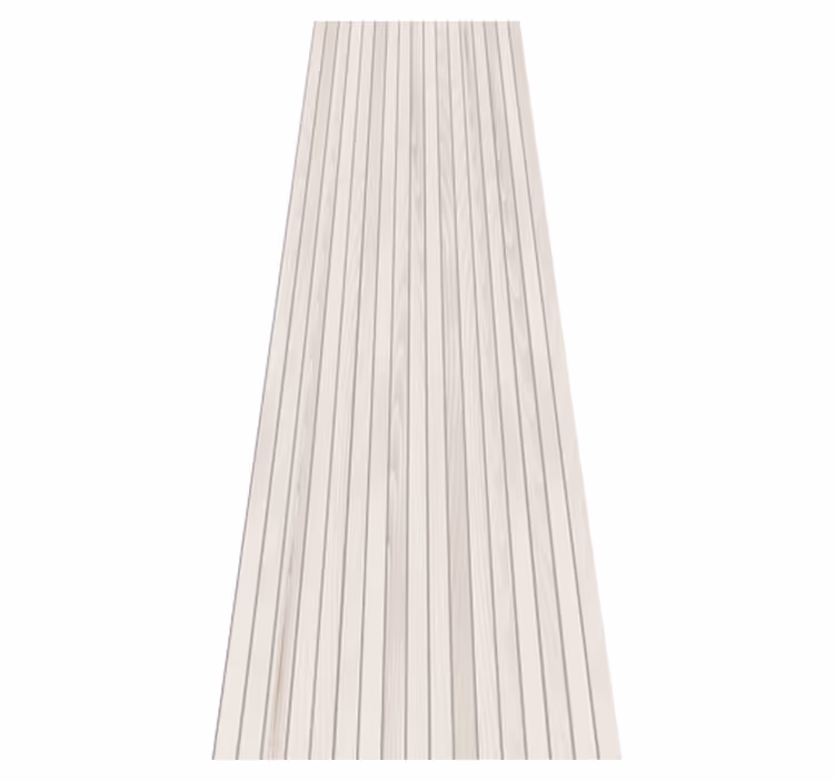 Texture vinyl rug in raw vertical beige wood - TenStickers