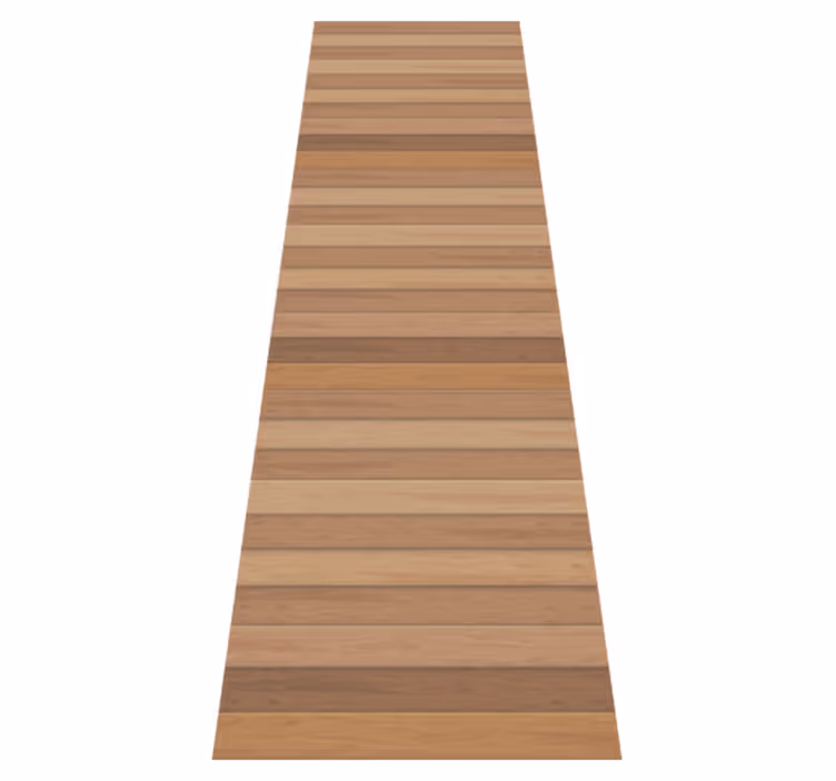 Texture vinyl rug in elegant rustic wood style - TenStickers