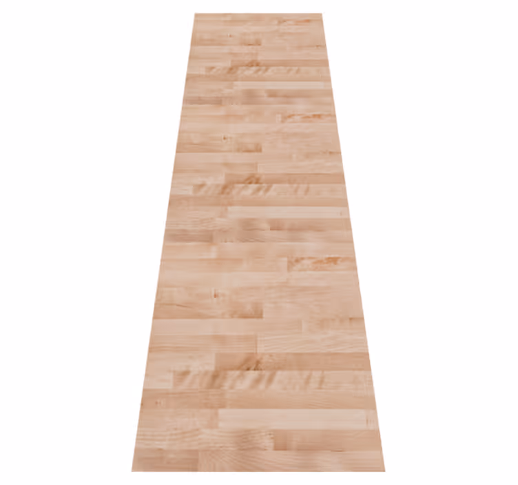 Texture vinyl rug in elegant brown wood style - TenStickers