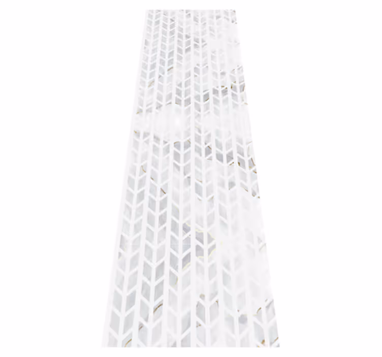 Texture vinyl rug small gold marble tiles - TenStickers