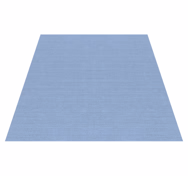 Texture vinyl rug with thin blue jute design - TenStickers