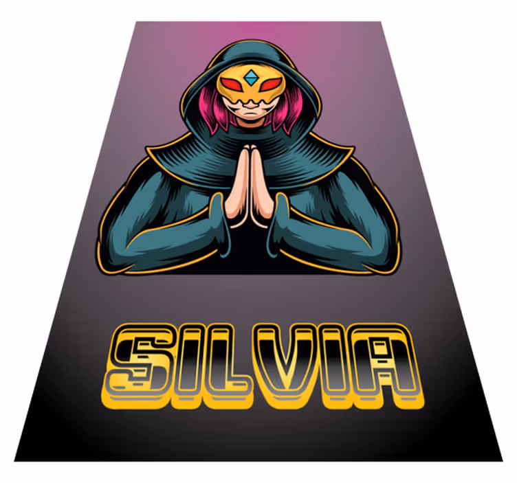 Gaming vinyl rug hero of telekinesis - TenStickers
