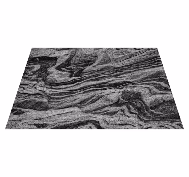 Grey vinyl rug with natural grey texture - TenStickers