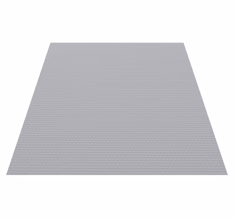 Grey vinyl rug grey blackout curtain - TenStickers