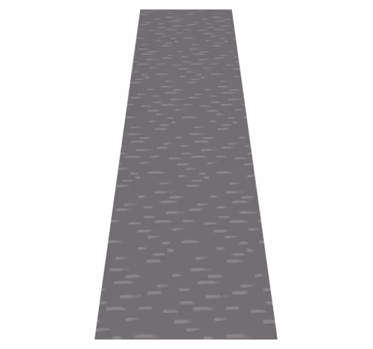 Hallway vinyl rug in minimalistic grey concrete stripes - TenStickers