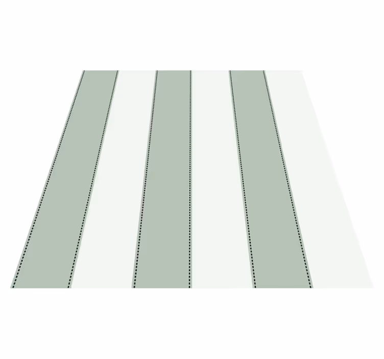 Hallway vinyl rug with vertical grey stripes - TenStickers