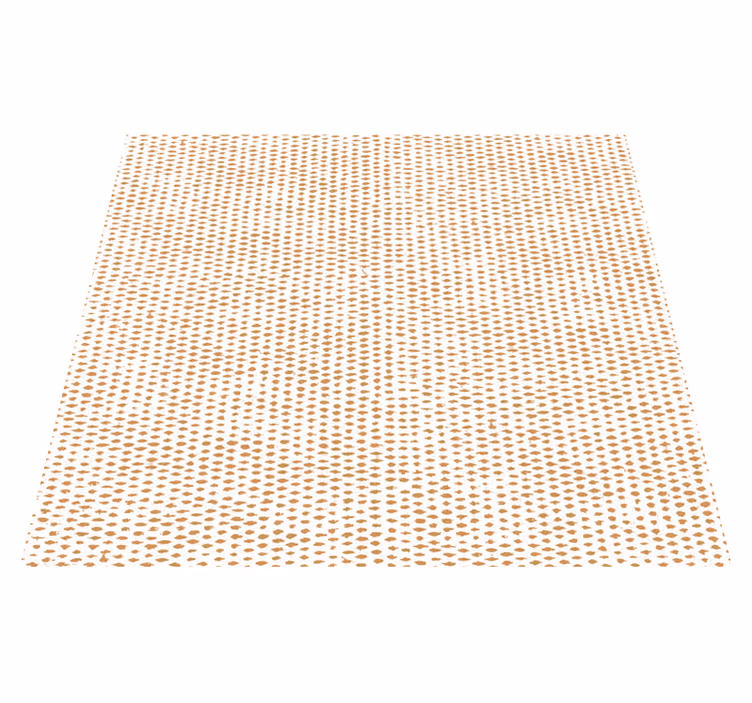Beige vinyl rug with intricate pattern design - TenStickers