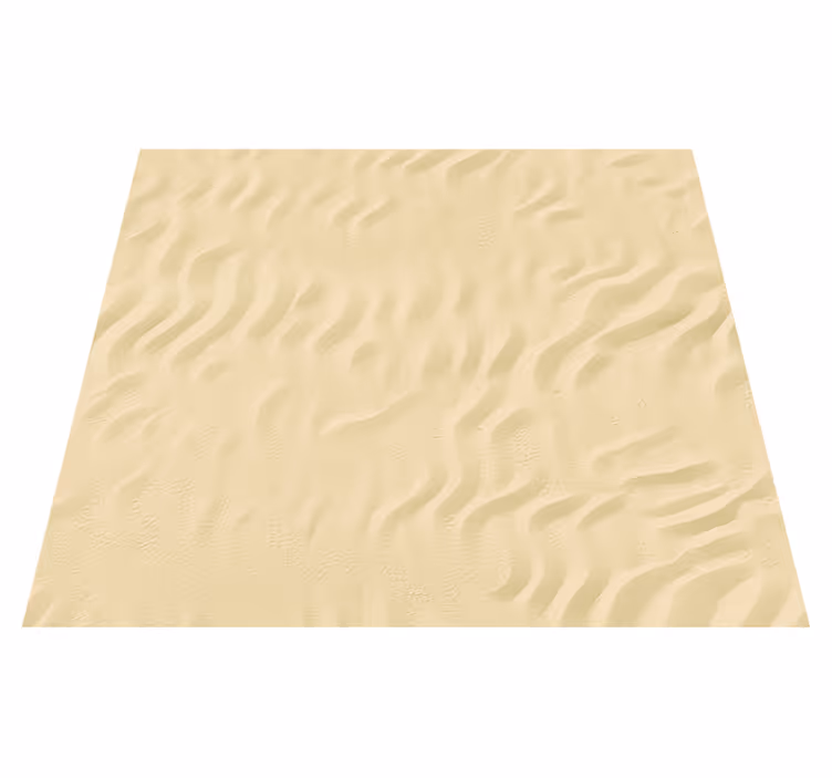 Beige vinyl rug in beige sand texture - TenStickers