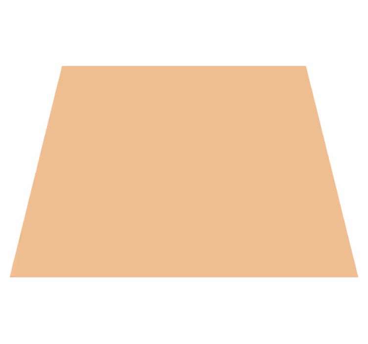 Beige vinyl rug in wheat color - TenStickers