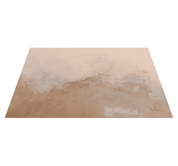 Beige vinyl rug in sand texture - TenStickers