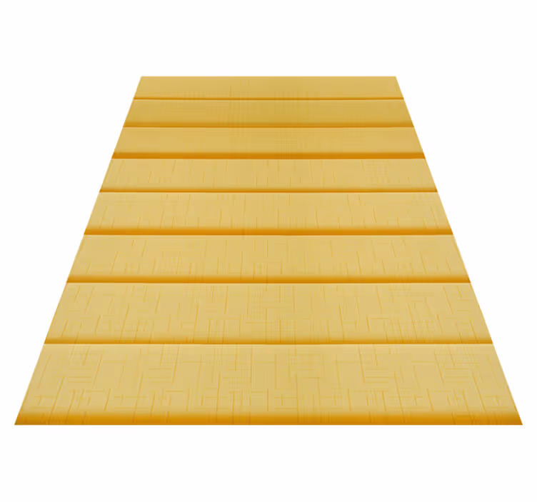 Yellow vinyl rug fabric effect look - TenStickers