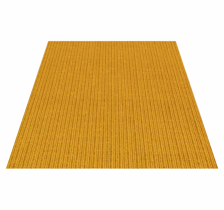 Yellow vinyl rug in bamboo style design - TenStickers